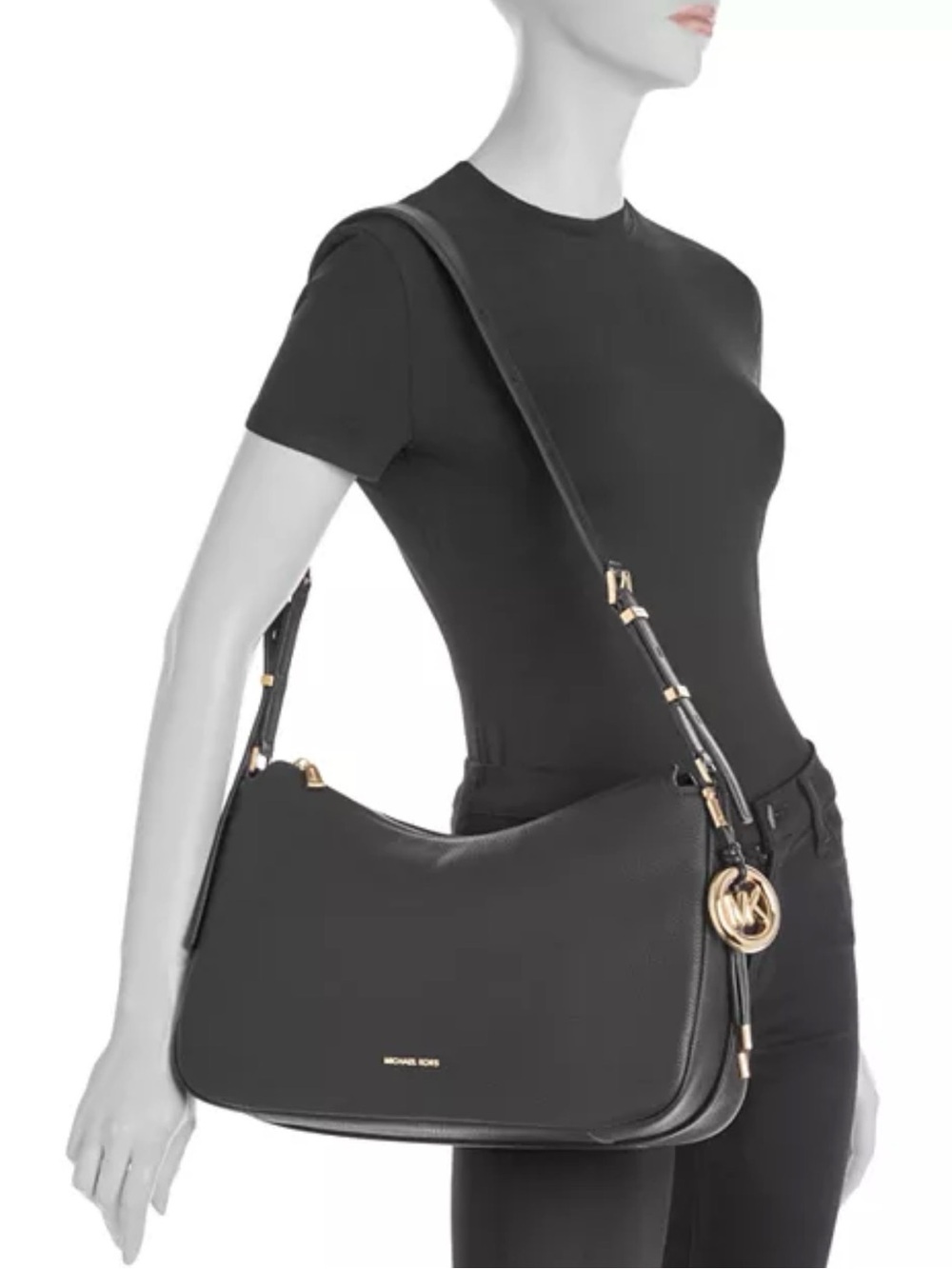 Michael Kors Black Pebbled Leather Nolita - Picture 10 of 14
